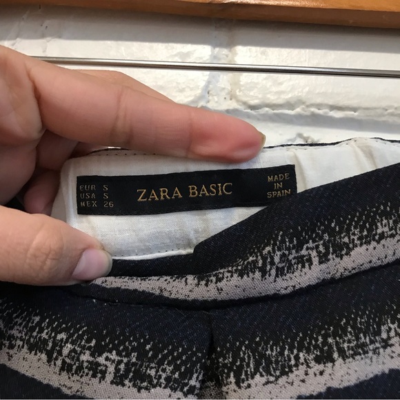 ZARA striped mini skirt - Picture 3 of 4